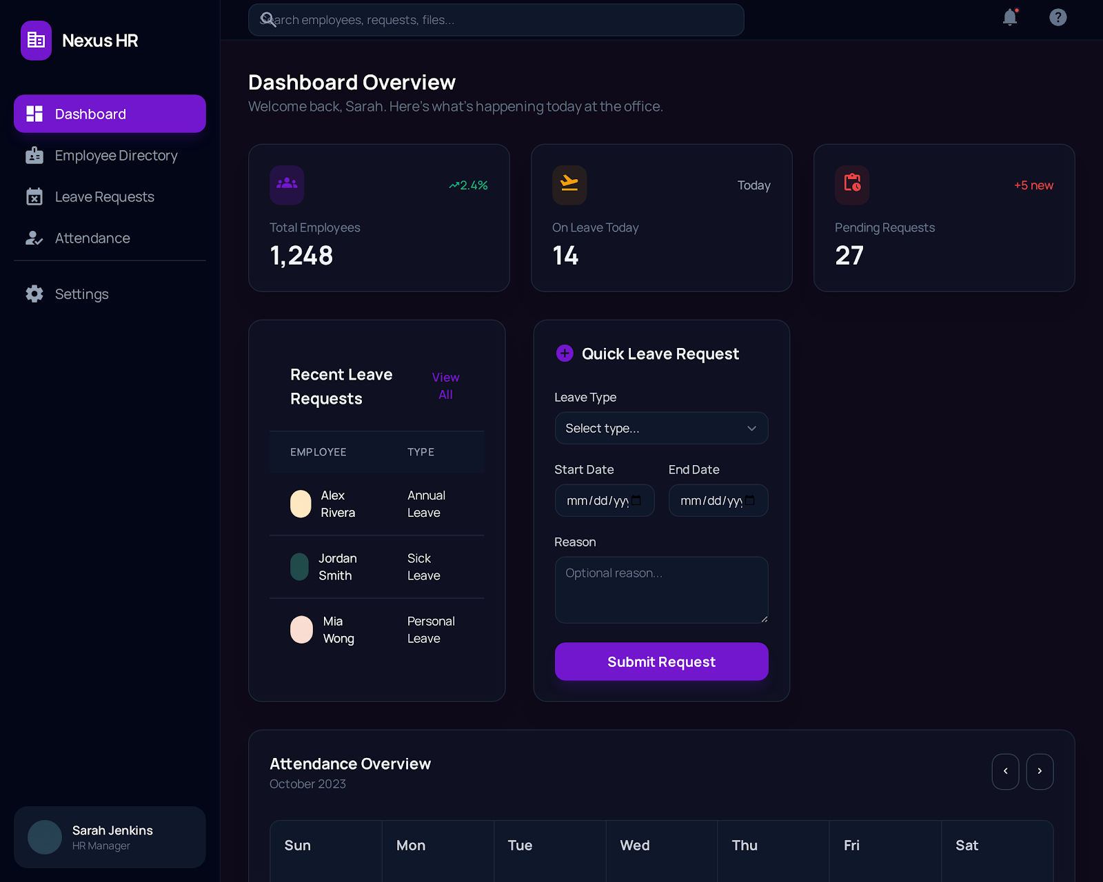 Nexus HR - Sistem Kehadiran Karyawan